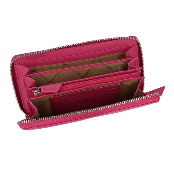 Braun Büffel Joy Portemonnee RFID-bescherming Leer 19 cm