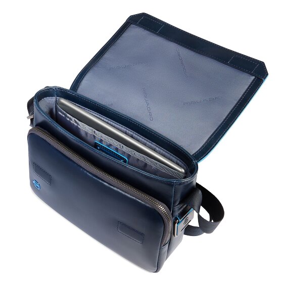 Piquadro Blue Square Boodschapper Leer 23 cm