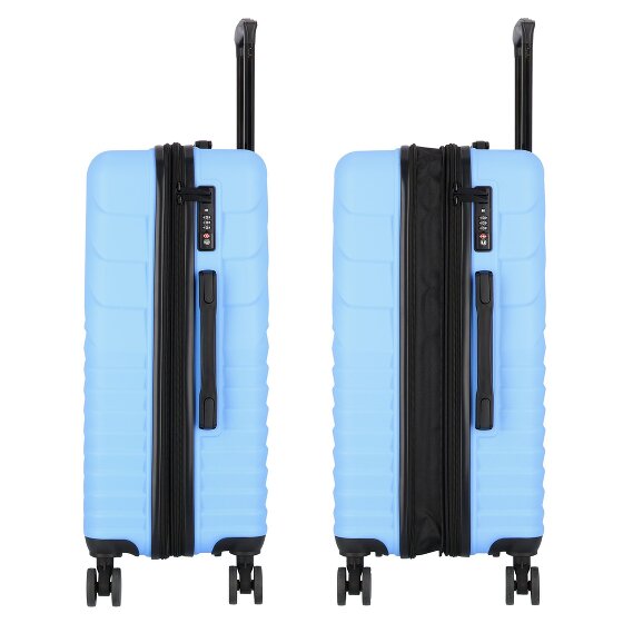 Cocoono Larnaka 4 wielen Kofferset 3-delig met uitbreidingsplooi