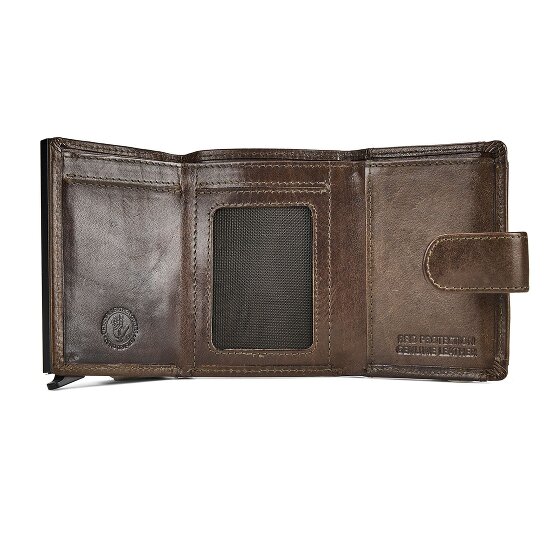 Greenburry Newport Portemonnee RFID-bescherming Leder 9.5 cm