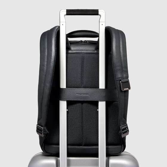 Piquadro Modus Special Dagrugzak Leer 37 cm Laptop compartiment