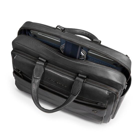 Piquadro Solm Aktentas Leder 42 cm Laptopvak