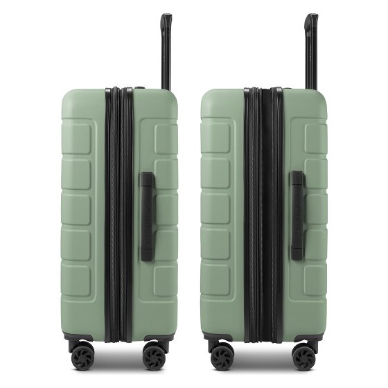 Saxoline Miami 4 wielen Trolley M 65 cm met uitbreidingsplooi