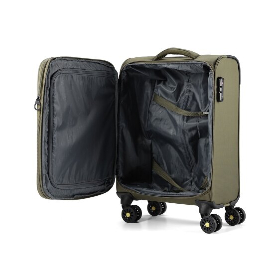 d&n Travel Line 9704 4 wielen Cabinewagen S 55 cm met uitbreidingsplooi