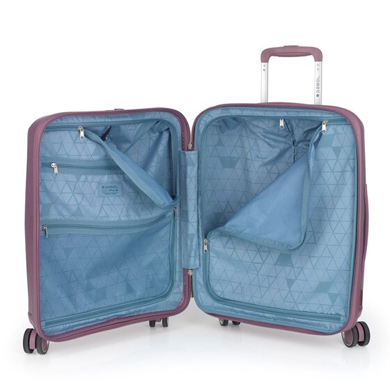 Gabol Queens 4 wielen Cabinewagen S 54 cm met uitbreidingsplooi