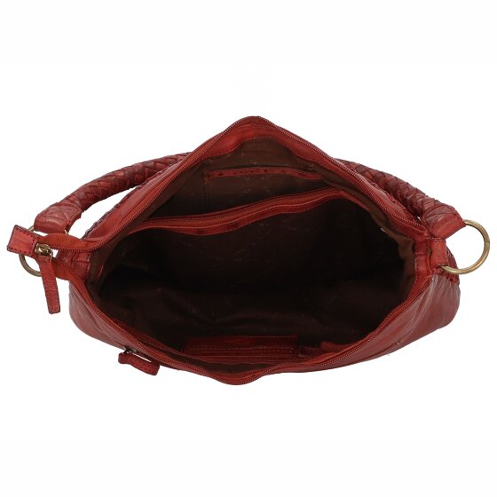 Greenland Nature Femi & Nine Leren Schoudertas 39 cm