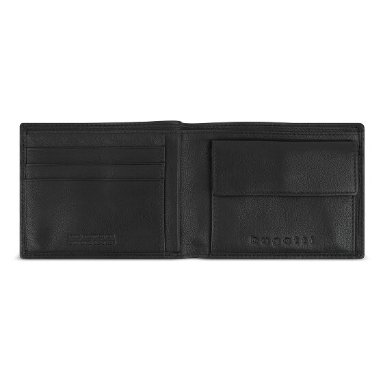bugatti Black Magic Portemonnee RFID-bescherming Leer 11.5 cm