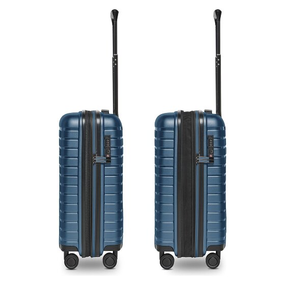 Pactastic Collection 04 THE CABIN + 4 wielen Cabinewagen S 55 cm met uitbreidingsplooi