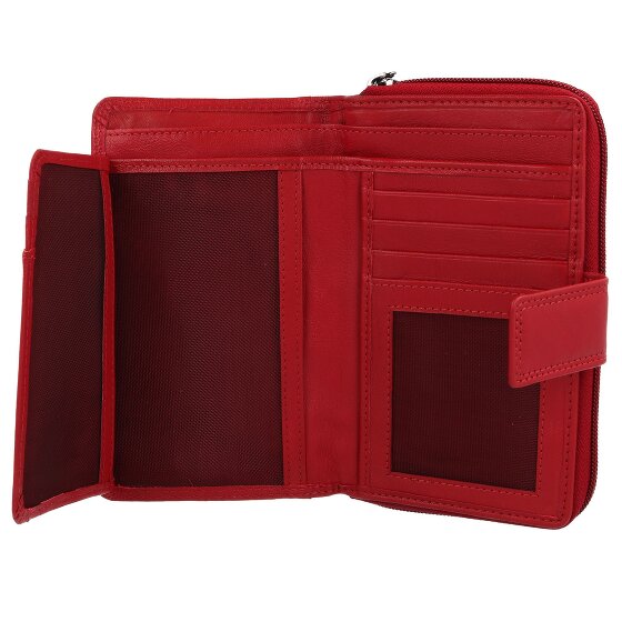 mano Donna Giulia Leren Portemonnee 10,5 cm