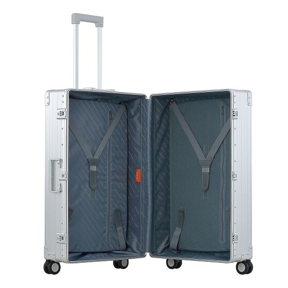 Aleon Traveler Macro trolley met 4 wielen, Aluminium, 77 cm