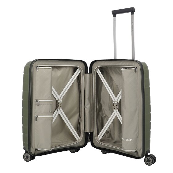 Travelite Air Base 4 wielen Cabinewagen 55 cm Laptop compartiment