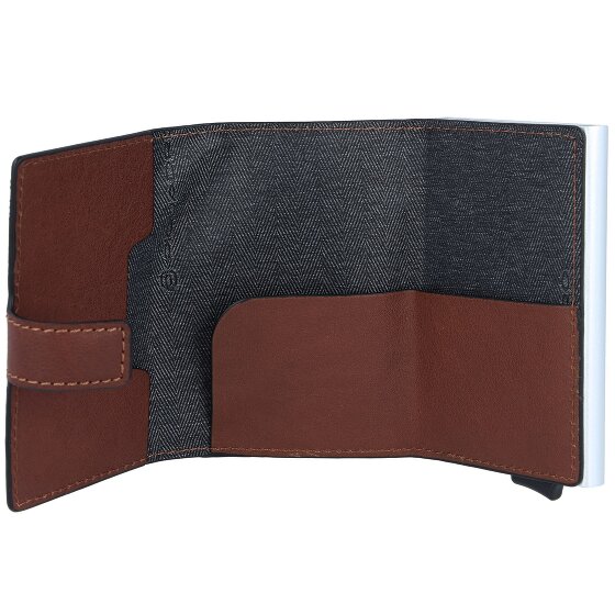 Piquadro Blue Square Kredietkaart etui Leer 10 cm