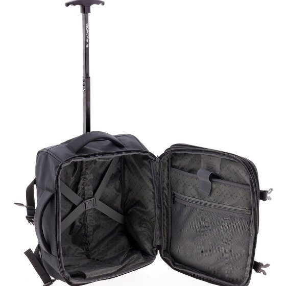 Gladiator 1400 2 wielen Rugzak trolley 40 cm Laptop compartiment met uitbreidingsplooi