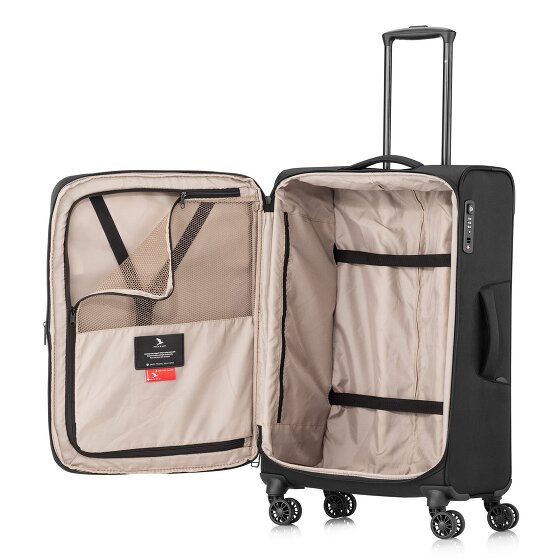 Pack Easy GoUp 4 wielen Trolley M 65 cm met uitbreidingsplooi