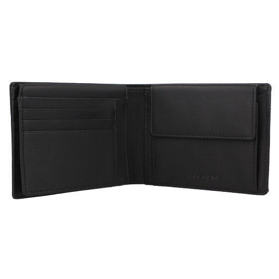 Piquadro Woody Portemonnee RFID-bescherming Leer 13 cm