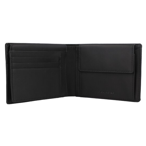 Piquadro Woody Portemonnee RFID-bescherming Leer 13 cm