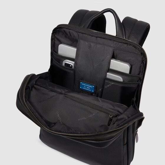 Piquadro Modus Dagrugzak Leder 37 cm Laptopvak