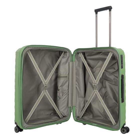 Travelite Mooby 4 wielen Kofferset 3-delig met uitbreidingsplooi
