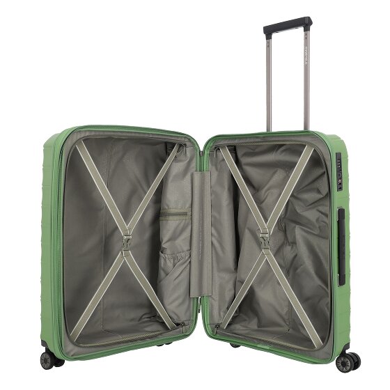 Travelite Mooby 4 wielen Kofferset 3-delig met uitbreidingsplooi