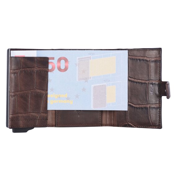 Joop! Fano C-Three Kredietkaart etui RFID-bescherming Leer 7 cm Joop! Fano C-Three Kredietkaart etui RFID-bescherming Leer 7 cm