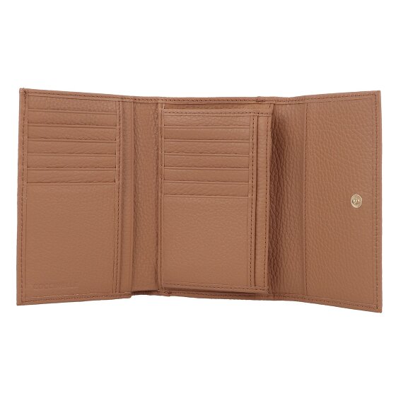 Coccinelle Metallic Zacht Portemonnee Leer 14 cm