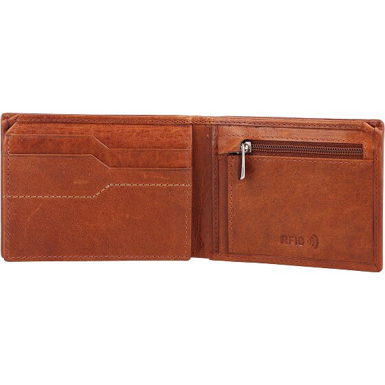 Mika Portemonnee RFID leer 10.5 cm