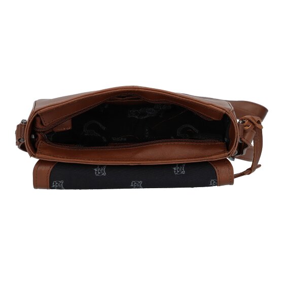 Burkely Nocturnal Nova Schoudertas Leer 20 cm