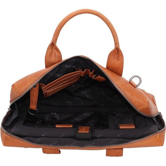 Plevier Rock Basalt Aktentas Leder 41 cm Laptopvak