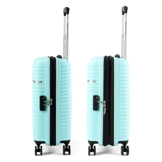 American Tourister Liftoff 4 wielen Cabinewagen 55 cm met uitbreidingsplooi
