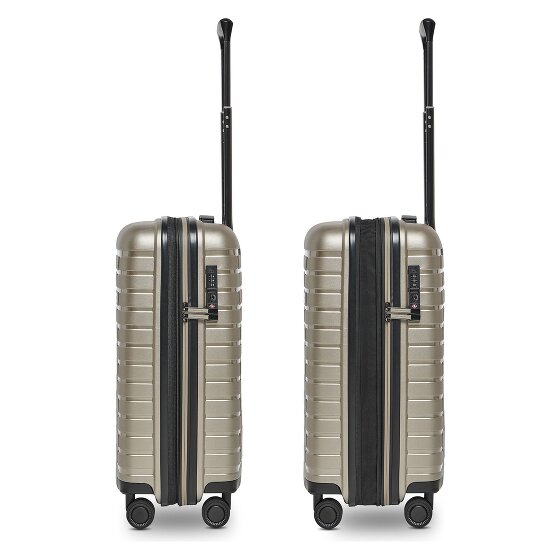 Pactastic Collection 04 THE CABIN + 4 wielen Cabinewagen S 55 cm met uitbreidingsplooi