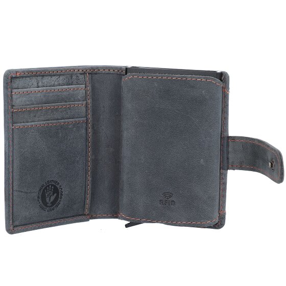 Greenburry Vintage Originele Portemonnee RFID Leer 8 cm