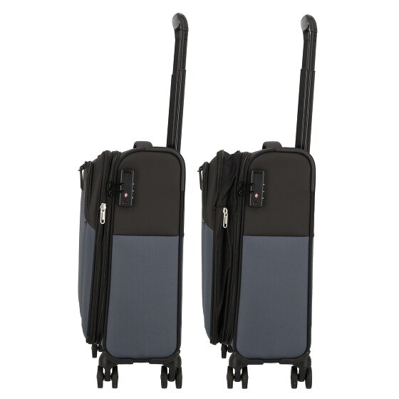 American Tourister Daring Dash 4 wielen Cabinewagen 55 cm met uitbreidingsplooi