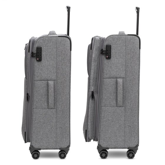 Redolz Essentials 12 LARGE 4 wielen Trolley 79 cm met uitbreidingsplooi