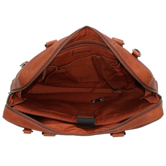 Burkely Antieke Avery aktetas Leer 38 cm Laptopcompartiment