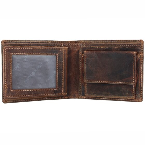 Greenburry Vintage Portemonnee RFID Leer 12,5 cm