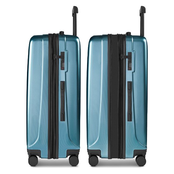 Police New York 4 wielen Trolley L 72 cm met uitbreidingsplooi