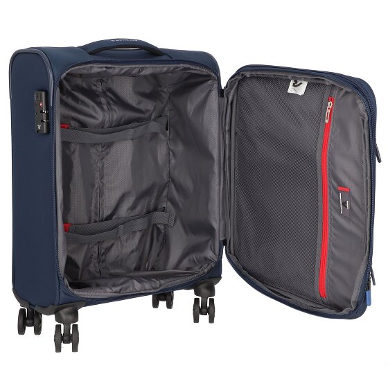 Roncato Twin 4 wielen Cabinewagen S 55 cm met uitbreidingsplooi