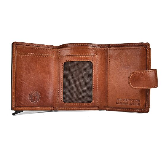 Greenburry Newport Portemonnee RFID-bescherming Leder 9.5 cm