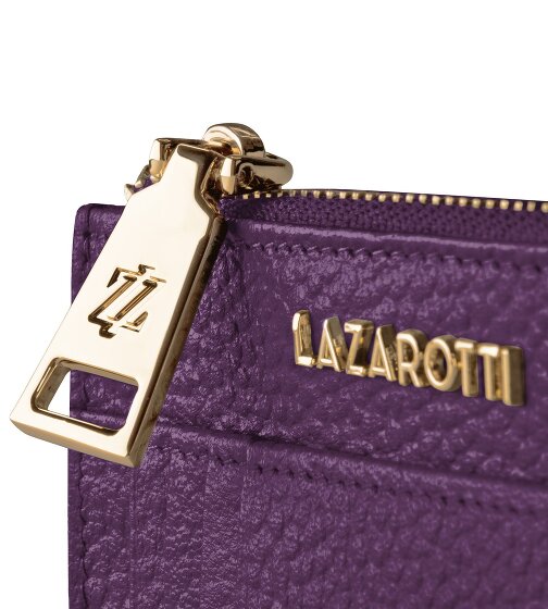 Lazarotti Bologna Leren sleutelhanger Kaarthouder leer 11,5 cm met air tag compartiment