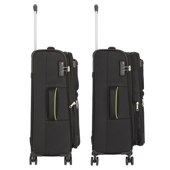 d&n Travel Line 6704 4 wielen Kofferset 3-delig