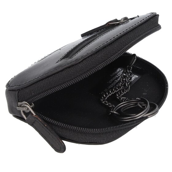 Greenburry Pure Black Sleutel portemonnee Leer 12 cm