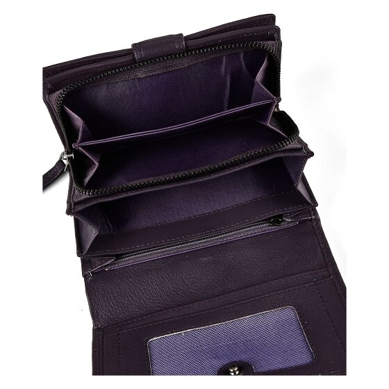 Greenburry Sponsachtig portefeuille leer 15,5 cm