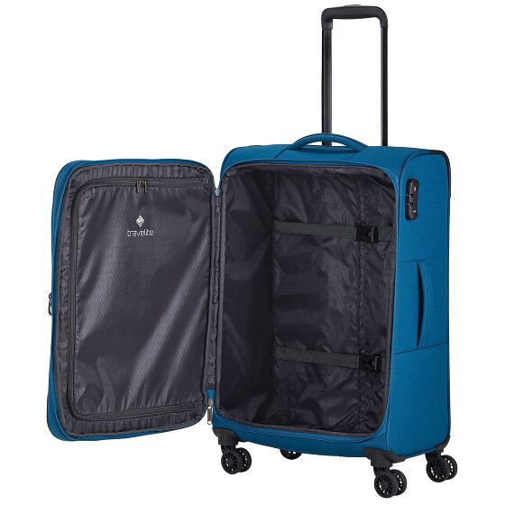 Travelite Chios 4 wielen Trolley 67 cm met uitbreidingsplooi