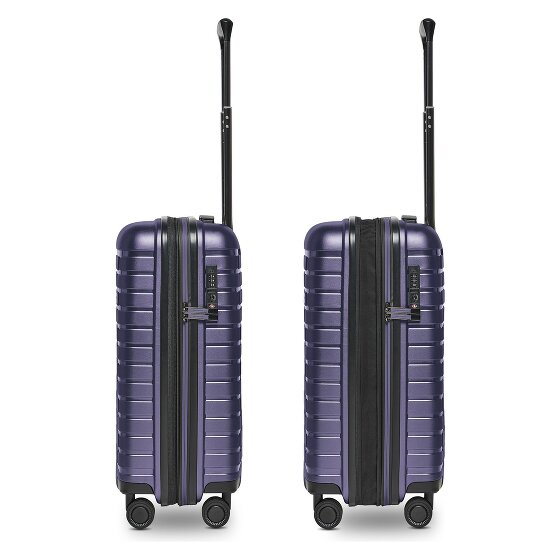 Pactastic Collection 04 THE CABIN + 4 wielen Cabinewagen S 55 cm met uitbreidingsplooi