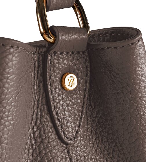 Lazarotti Bologna leeren crossbody-buideltas, leer, 25 cm