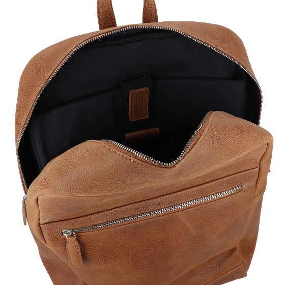 Plevier Urban Dagrugzak Leer 43 cm Laptop compartiment