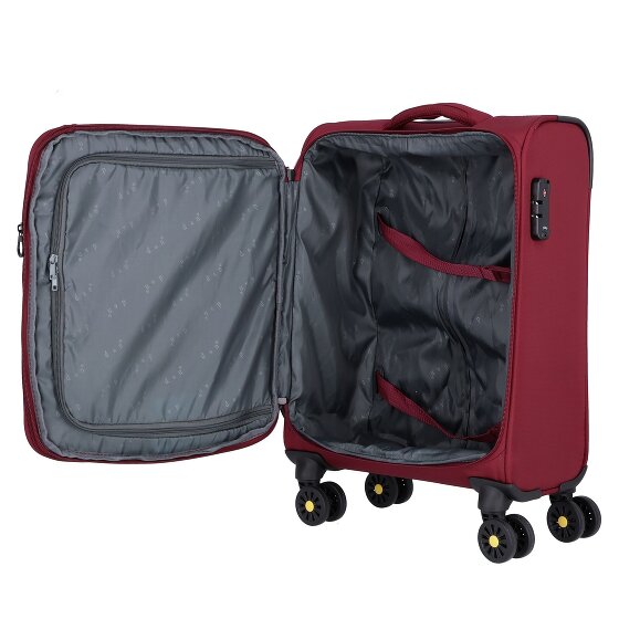 d&n Travel Line 9704 4 wielen Cabinewagen S 55 cm met uitbreidingsplooi