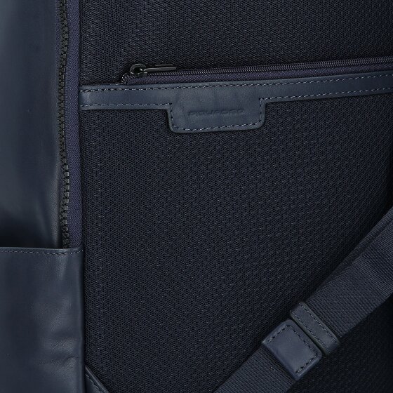 Piquadro Zaino Dagrugzak Leer 34 cm Laptop compartiment