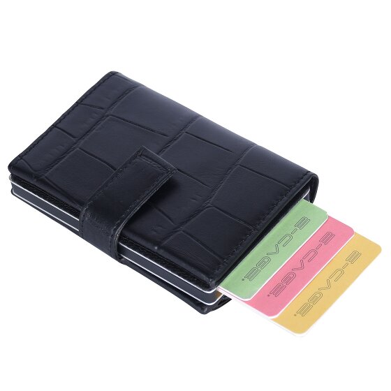 Joop! Fano C-Three Kredietkaart etui RFID-bescherming Leer 7 cm Joop! Fano C-Three Kredietkaart etui RFID-bescherming Leer 7 cm