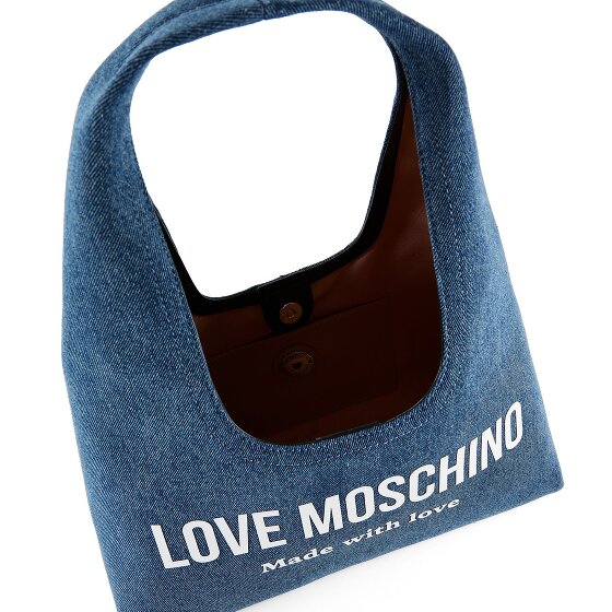 Love Moschino Denim Signature Love Schoudertas 34 cm